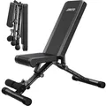Verstellbare Hantelbank Klappbare Bauch Folding Flach Einstellbar Trainingsba...