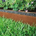 Rasenkante Corten 1,18m x0,13m Rasenkantenband Mähkante Beetkante Metall