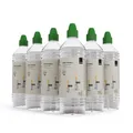 höfats - flüssig Bioethanol Spin 900 | 1200 | 1500 Rauch- und Rußfreies Ethanol - 6X 1 Liter Nachfüllflasche - Zubehör für Spin mit Bio-Burner, Tischfeuer, Tischkamin, für Indoor und Outdoor