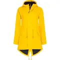 BMS Regenmantel HafenCity Coat SoftSkin 100% wasserdicht gelb 42