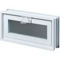 Lüftungsfenster 384 mm x 189 mm für 2 19er Glassteine