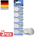 5 x CR2450 Lithium Knopfzelle 3V ø 24 x 5,0mm Batterie CR2450L für OOONO uvm