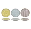 Bloomingville Brotteller Bloomingville Patrizia Brotteller Gelb Steingut 3er Set