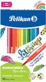 Pelikan Faserschreiber Colorella Super Brush, 10 Stifte in Faltschachtel C/BP/10