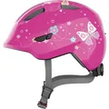 Abus Helme Fahrradhelm Smiley 3.0, Abus, M=50-55cm, pink butterfly