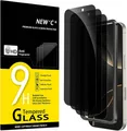NEW'C 3 Stück Panzer Schutz Glas Sichtschutz iPhone 17 17 Pro 16 Pro Handy
