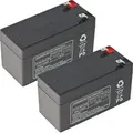 Blei Akkueinsatz passend für Wissner-Bosserhoff Linet Krankenbett Multicare Image 3 Type 8214-3040 2x12 Volt 1,2 Ah