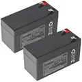 AccuCell Blei Akkueinsatz passend für Wissner-Bosserhoff Linet Krankenbett Multicare Image 3 Type 8214-3040 2x12 Volt 1,2 Ah CE Konform