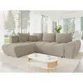 MIRJAN24 Ecksofa Forest, mit Schlaffunktion und Bettkasten, 290x183x85 cm, Ausziehmechanismus DL beige