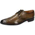 Melvin & Hamilton Toni 52 Leder-Derby Schuhe für Herren Flache Absätze, Echtes Leder, Vegetabile Gerbung grün 43 EU