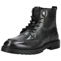 Bullboxer Stiefelette Glattleder . Schnürstiefelette schwarz 43 EU