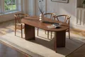Skye Decor, Sablin - Walnut, Esstisch, Nussbaum, 100 % Melaminplatte, 180 x 89,5 x 75 cm