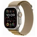 Apple Watch Ultra 2 Titanium Cellular 49mm natur (Alpine Loop mandel) Large