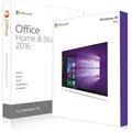 Windows 10 Pro + Office 2016 Home & Student (DE)