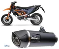 Komplette Schalldaempfer Auspuff Leovince Zugel Nero EVO KTM 690 SMC R 2021 2024