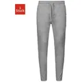 SNOCKS Jogginghose Lange Sweatpants für Herren aus Bio-Baumwolle (1-tlg) aus Bio-Baumwolle mit bequemer Passform grau|silberfarben 2XL