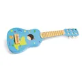 Eichhorn Kindergitarre 54 cm Holz Blau Musik Holzgitarre Kinderinstrument