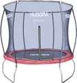 HUDORA Fantastic Trampolin, Trampolin Outdoor mit Sicherheitsnetz, Gartentrampolin für Kinder und Erwachsene, Mehrfarbig