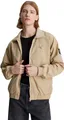 Calvin Klein Jeans Herren Jacke Unpadded Harrington Übergangsjacke, Beige (Travertine), S