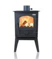 Retro Kaminofen VERSO 1 LL CID 7,5 kW  BImSchV2 Holzofen Gusstür