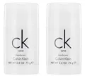 CALVIN KLEIN ck one Deostick Deodorant Deo Stick zitrischer Unisex Duft 2 x 75ml