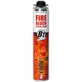 FOME FLEX B1 Brandschutz-Schaum 750 ml | schwer entflammbarer PU-Montageschaum nach DIN 4102 B1 & EI240 | selbstexpandierend für Fugen, Hohlräume & Kabeldurchführungen | wärme- & schalldämmend
