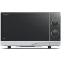 Sharp YC-PS201AE-S Mikrowelle Silber Solo-Mikrowelle Arbeitsplatte 20 l 700 W