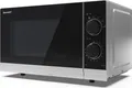 Sharp YC-PS201AE-S Solo-Mikrowelle 20 l 700 W Drehregler Silber (YC-PS201AE-S)