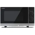 Sharp Mikrowelle YC-PS201AE-S, 700 Watt, Garraum 20 Liter, silber