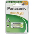 Panasonic HHR-4MVE/2BD - Batterie 2 x AAA-Typ - NiMH - (wiederaufladbar) - 750 m