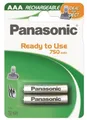 2 x Panasonic AAA Akku´s Accu Ni-MH Micro 1,2V 750mAh DECT Siemens Telefon 1,2V