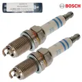 2x BOSCH 0242245576 ZÜNDKERZEN FÜR AUDI A3 A4 SEAT SKODA PORSCHE VW GOLF PASSAT