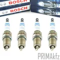 4x BOSCH FR5KPP332S Zündkerzen für Audi A4 A6 Seat Skoda VW Golf 1.8 2.0 TSI