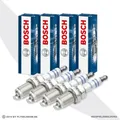 4x BOSCH ZÜNDKERZEN 0242245576 AUDI A3 A4 A5 A6 Q5 Q7 TT GOLF 5 6 T5 T6 TIGUAN