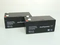 2 x Multipower MP3,4-12  12V 3400mAh | Blei-AKKU | wartungsfrei **NEU mit RG**