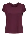 ONLY Tops für Damen Basic Kurzarm Rundhals