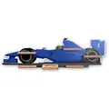 Kreative Feder Kinderregal MUSIKBOX-REGAL Rennauto, für TONIE-BOX und TONIES inkl. 40 Metallplättchen blau
