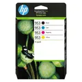 HP Hewlett-Packard 953 CMYK Original Ink Cart 4-Pack, 953 (CMYK) (6ZC69AE#LS1)