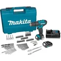 Akku-Schlagbohrschrauber MAKITA 12V mit 2x 2,0 Ah Akku und Ladegerät im Koffer HP333DSAX1