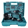 Makita HP 333 DSAX1 Schlagbohrschrauber + 2x Akku 2 Ah + Lader + Bit Bohrer Set