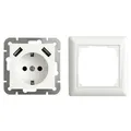 USB Steckdose 2 x USB-A Anschluss 2800mA Unterputz passend für Gira 55 Reinweiß