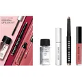 Bobbi-Brown Makeup AugenEssential Lip & Eye Kit LongWear Cream Shadow Stick in Glimmer 1,6 g + Smokey Eye Mascara 5,9 ml + Crushed Oil Infused Gloss in der Farbe New Romantic 6 ml + Instant LongWear Makeup Entferner 30 ml 1 Stk. (85,00 € / 1 Stk.)
