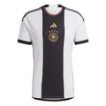 DFB Adidas Heim Trikot Deutschland Original WM 2022 EM 2024 Weiß Schwarz Größe S