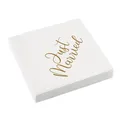 16 Servietten "Just Married" – 33×33cm