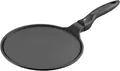 WMF Crêpepfanne Devil, 27 cm, Crepe Pfanne Induktion, PermaDur Antihaftversiegelung, Aluminiumguss, mit Teigverteiler und Wender, für alle Herdarten geeignet