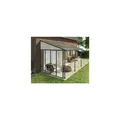 Palram - Canopia Seitenwand für 3m Tiefe Terrassenüberdachung, anthrazit