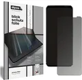 dipos I Sichtschutz-Folie matt kompatibel mit Asus ROG Phone 5 Blickschutzfolie Display-Schutzfolie Privacy-Filter (Kleiner als das Glas, da Dieses gewölbt ist)