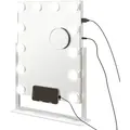 Homcom Hollywood, Weiß, Glas, 8.5x45.5x36.5 cm, Spiegel, Schminkspiegel