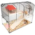 Flamingo Kleintierkäfig Hamsterkäfig Vitru schwarz 1 schwarz