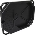 KS-Tools Ölauffangwanne 150.9358, mit Ausgießer, 55 Liter, aus Kunststoff, grün, 103 x 11 x 72,4cm